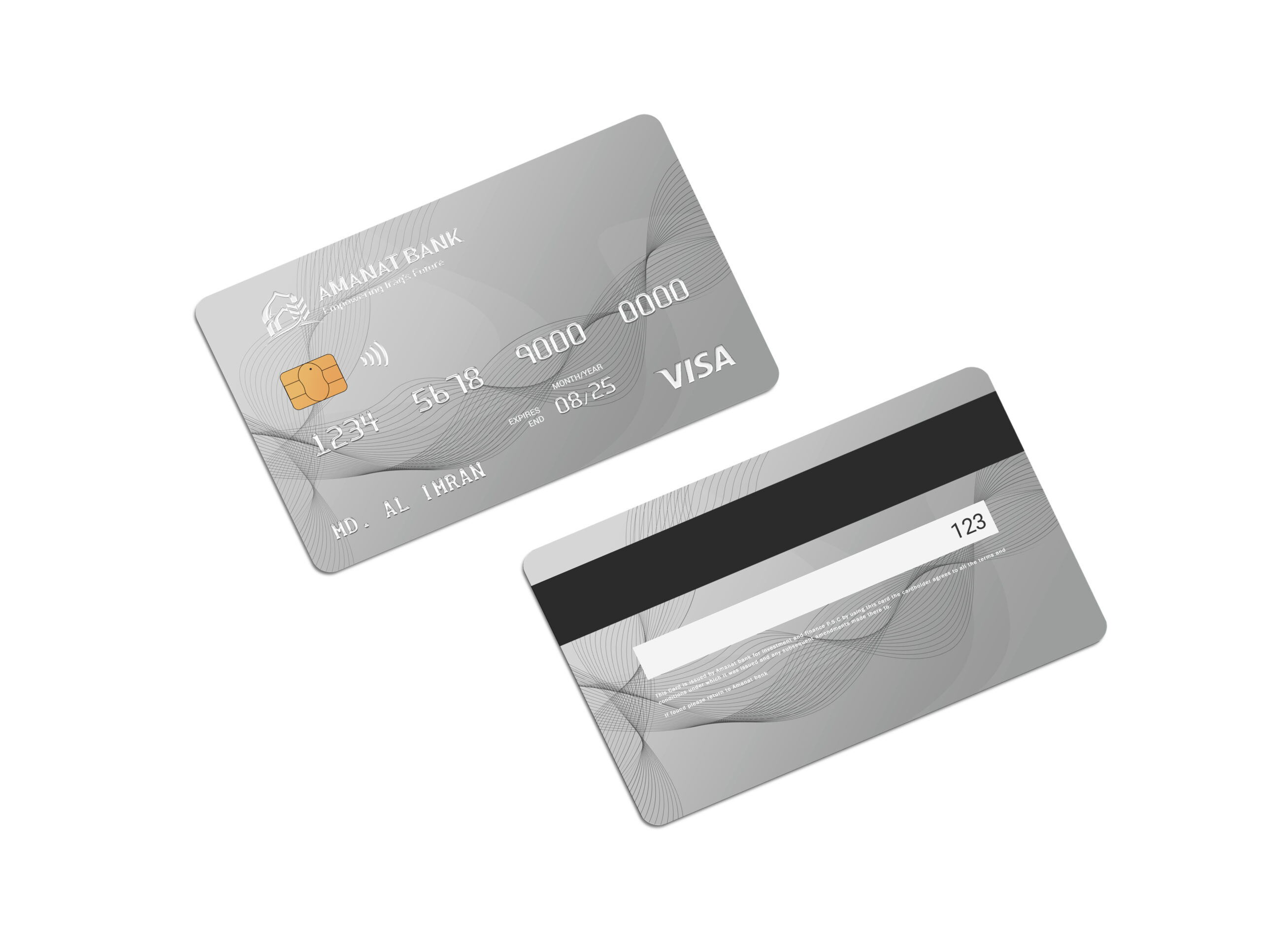 Platinum Visa debit card